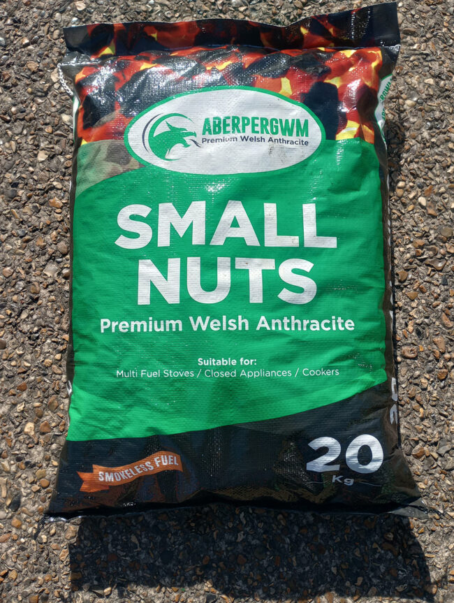 Premium Welsh Anthracite Small Nuts 20Kg - CMH Home Fuels