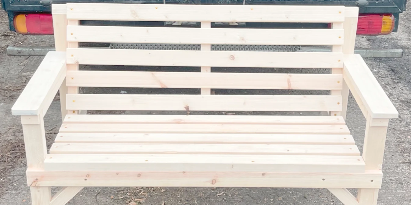 CMH Handcrafted Bench - Front
